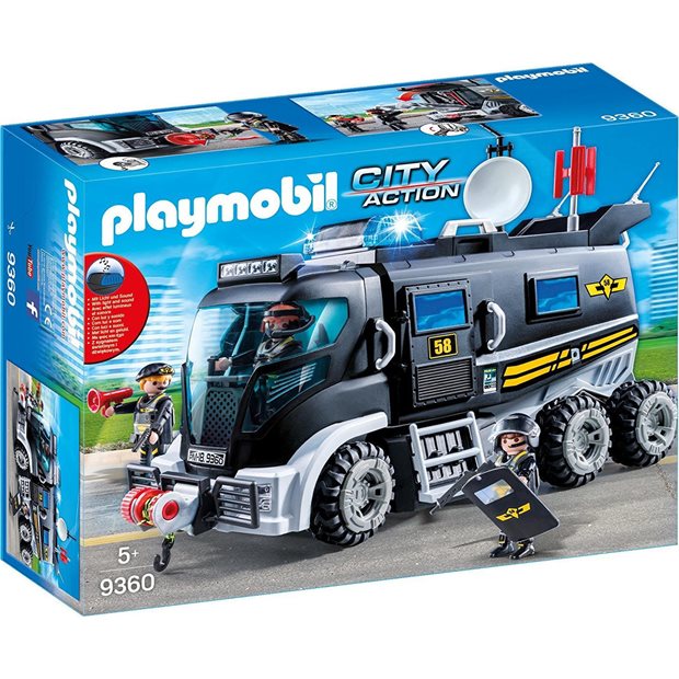 Playmobil City Action Θωρακισμένο Όχημα Ομάδας Ειδικών Αποστολών - 9360