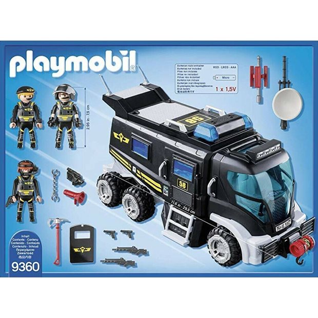 Playmobil City Action Θωρακισμένο Όχημα Ομάδας Ειδικών Αποστολών - 9360