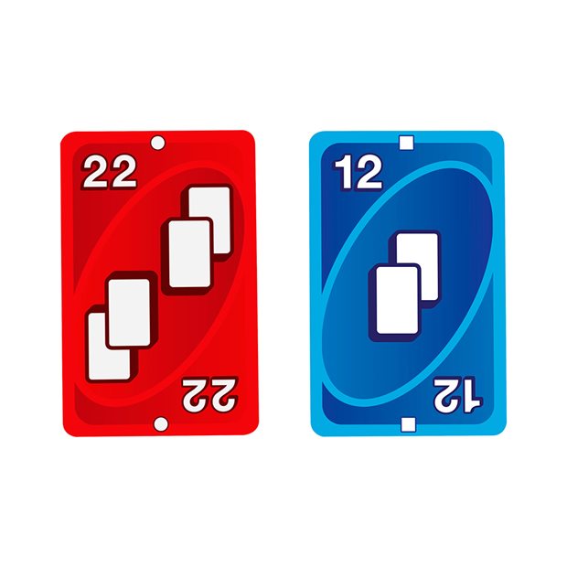 Επιτραπέζιο Παιχνίδι Καρτών Uno Zero - JHH48