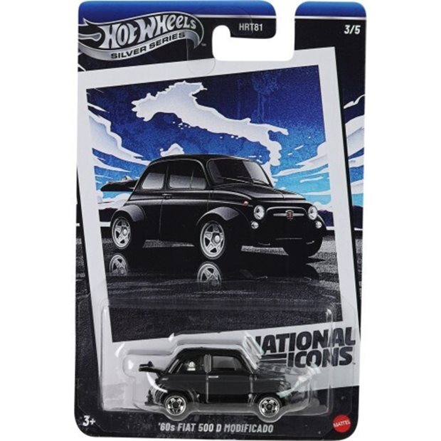 Hot Wheels Αυτοκινητάκι Vintage 60s Fiat 500D Modifica - JBY88