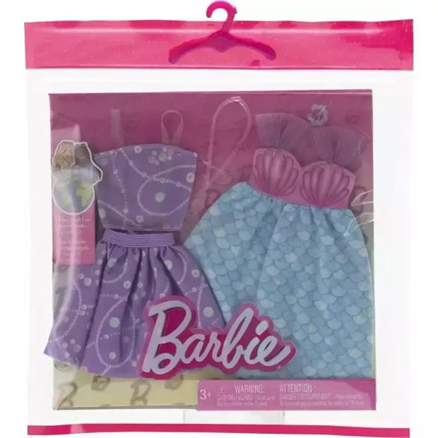 Barbie Μόδες Σετ Των 2 - Mermaid-Themed Dress - HRH44
