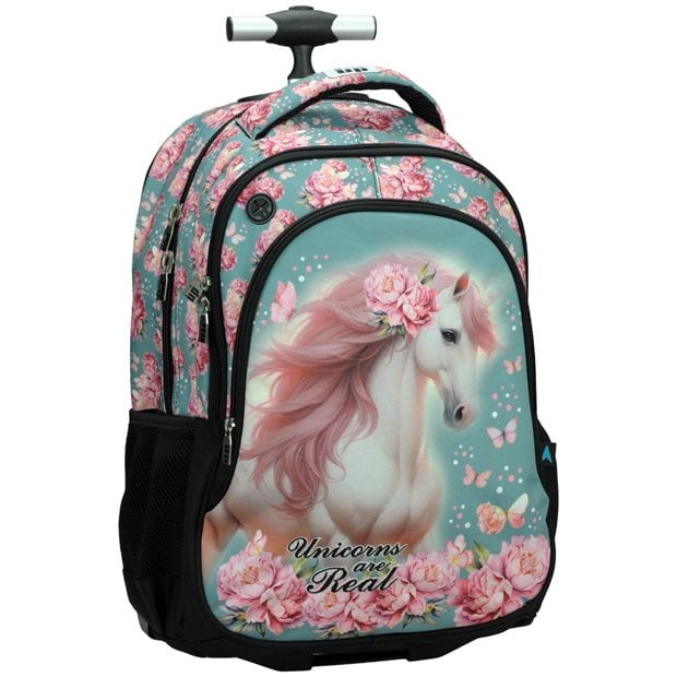 Παιδικό Σακίδιο Trolley Δημοτικού Butterfly Unicorn BMU 2025 - 357-25074