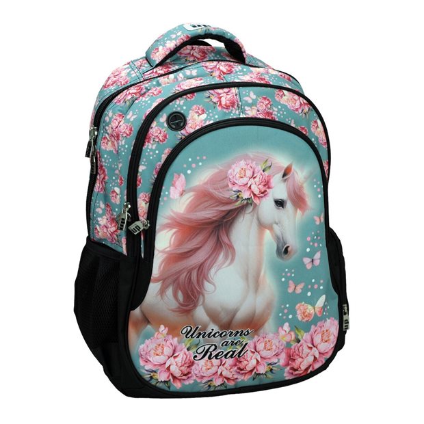 Σακίδιο Πλάτης Δημοτικού Οβάλ Butterfly Unicorn BMU 2025 - 357-25031