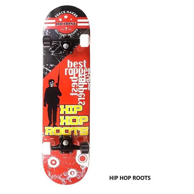 Τροχοσανίδα Skateboards Αθλοπαιδιά Narrow Πλήρης No4 Hip Hop Roots - 001.5135