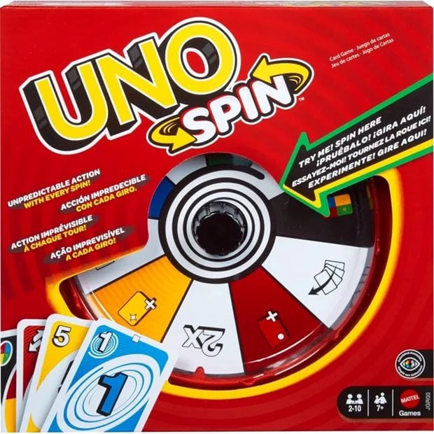 Επιτραπεζιο Παιχνίδι Uno Spin - JGR00