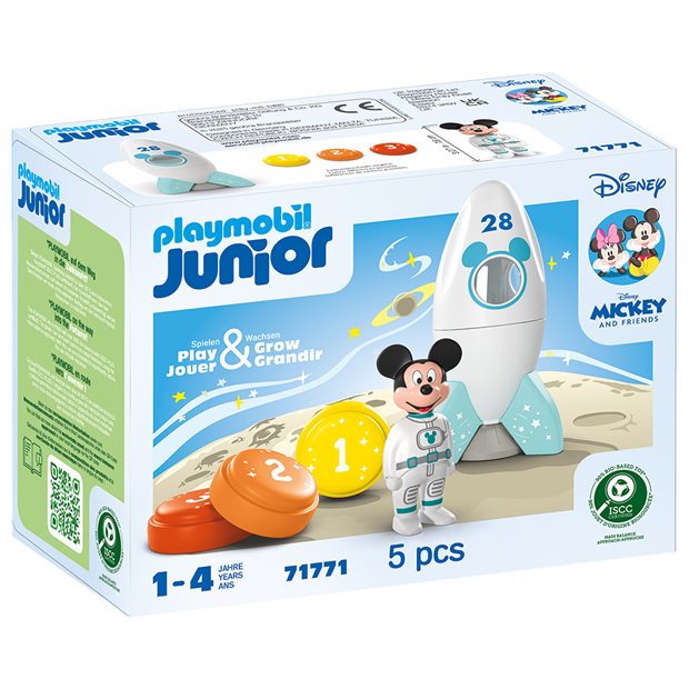 Playmobil Junior & Disney Ο Μίκυ Μάους Και Ο Διαστημικός Πύραυλος - 71771