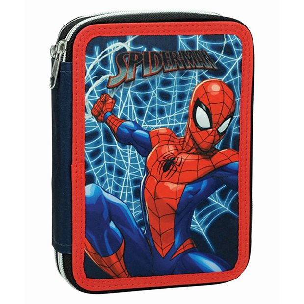 Κασετίνα Διπλή Γεμάτη Spiderman Frame - 337-10100