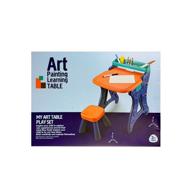 Θρανίο Με Πίνακα Ζωγραφικής & Αξεσουάρ - 8833