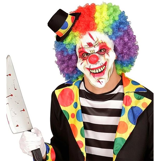 Αποκριάτικη Μάσκα Ενηλίκων Killer Clown - 00833