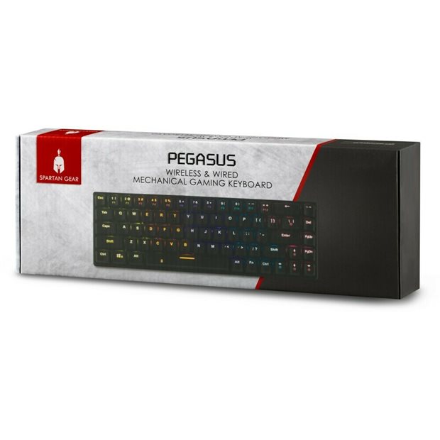 Pegasus Gaming Πληκτρολογιο - Black | Spartan Gear - 071503
