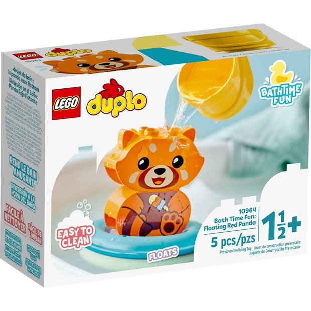 Lego Duplo Bath Time Fun: Floating Red Panda - 10964