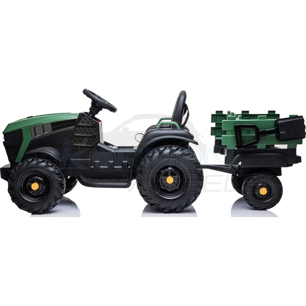 Ηλεκτροκίνητο Τρακτέρ Με Καρότσα 12V - Πράσινο | Skorpion Wheels - 5248025
