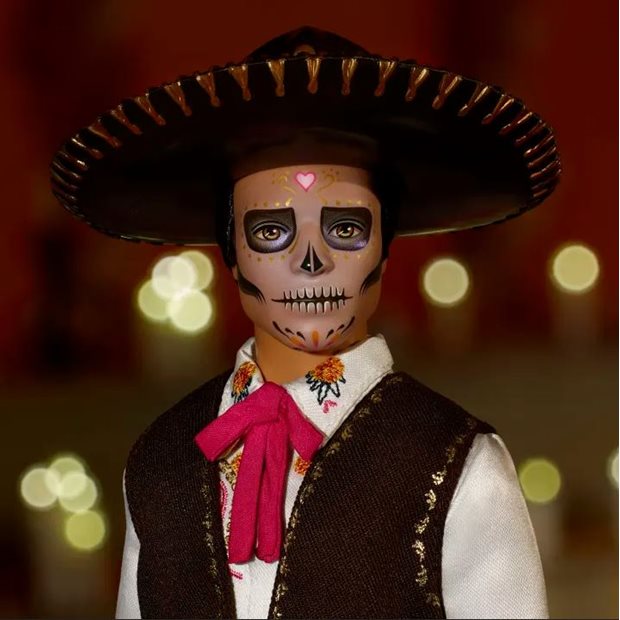 Συλλεκτική Κούκλα Ken Dia De Los Muertos - JBJ06
