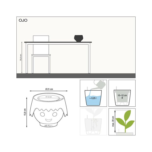 Playmobil Αυτοποτιζομενη Γλαστρα Lechuza Ojo Fire Red - 19046