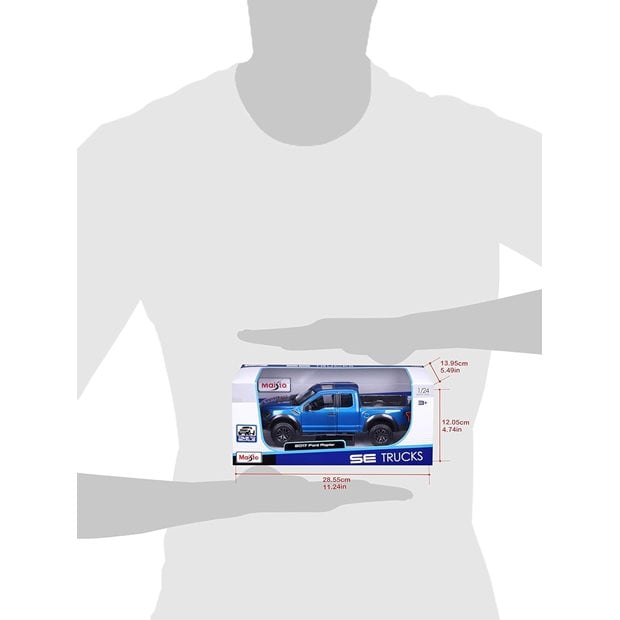 Αυτοκινητάκι 1/24 SE Trucks 2017 Ford F150 Raptor Blue - 48/31266 BU