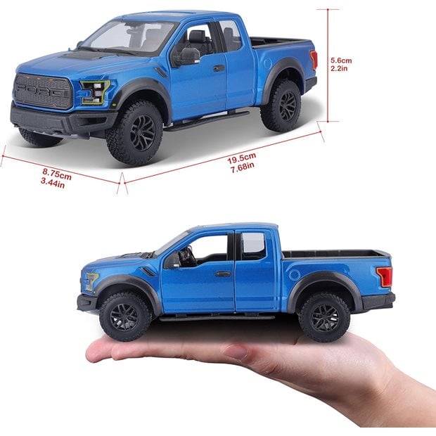 Αυτοκινητάκι 1/24 SE Trucks 2017 Ford F150 Raptor Blue - 48/31266 BU