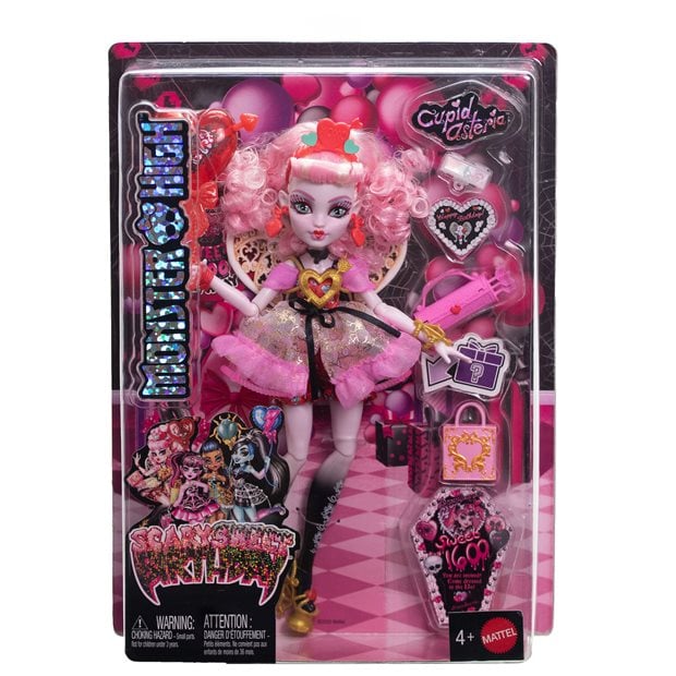Κούκλα Monster High Scary Sweet Birthday-Cupid Asteria - JBG77