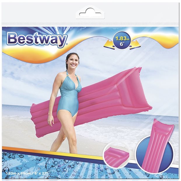 Φουσκωτό Στρώμα Μονόχρωμο - Bestway | 3 Χρώματα - 44007