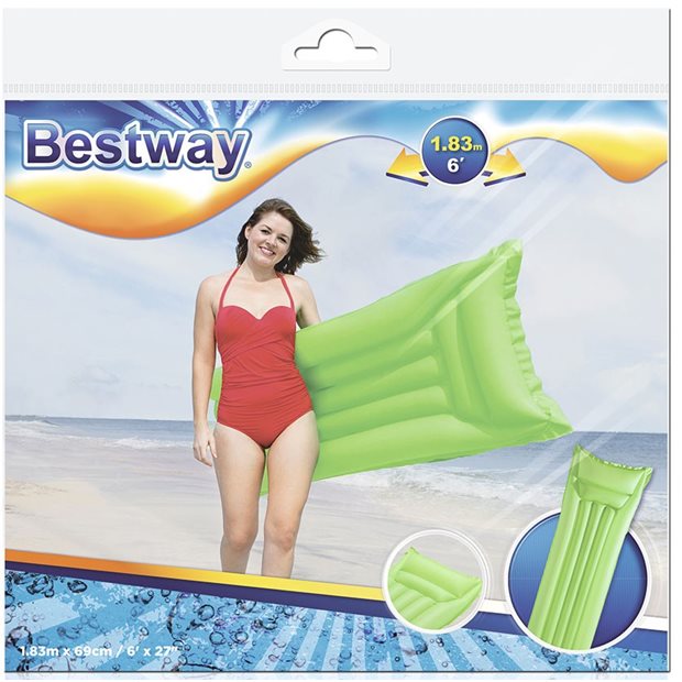 Φουσκωτό Στρώμα Μονόχρωμο - Bestway | 3 Χρώματα - 44007