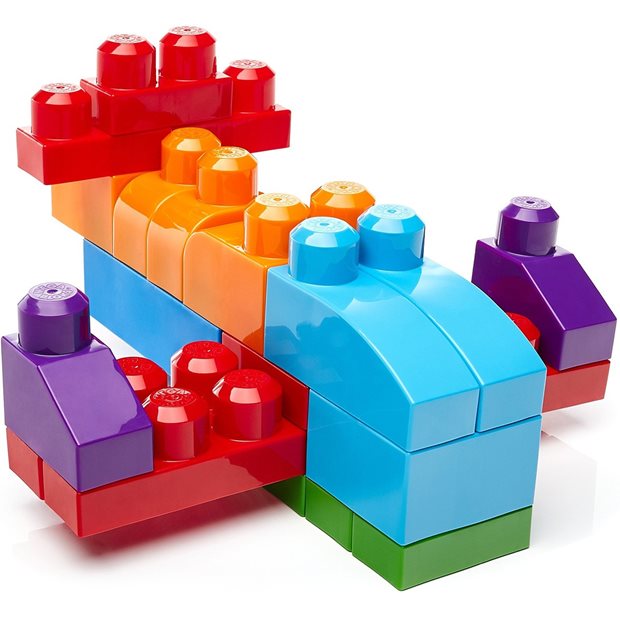 Fisher Price Mega Bloks Τουβλακια Σε Τσαντα 60pcs - DCH55