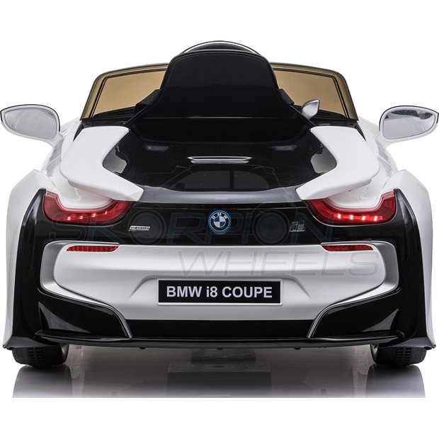 Ηλεκτροκίνητο Αυτοκίνητο BMW i8 Original License 12V - Λευκό | Skorpion Wheels - 5246002