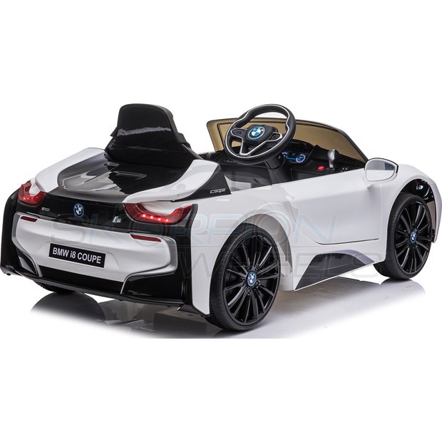 Ηλεκτροκίνητο Αυτοκίνητο BMW i8 Original License 12V - Λευκό | Skorpion Wheels - 5246002
