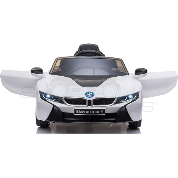 Ηλεκτροκίνητο Αυτοκίνητο BMW i8 Original License 12V - Λευκό | Skorpion Wheels - 5246002