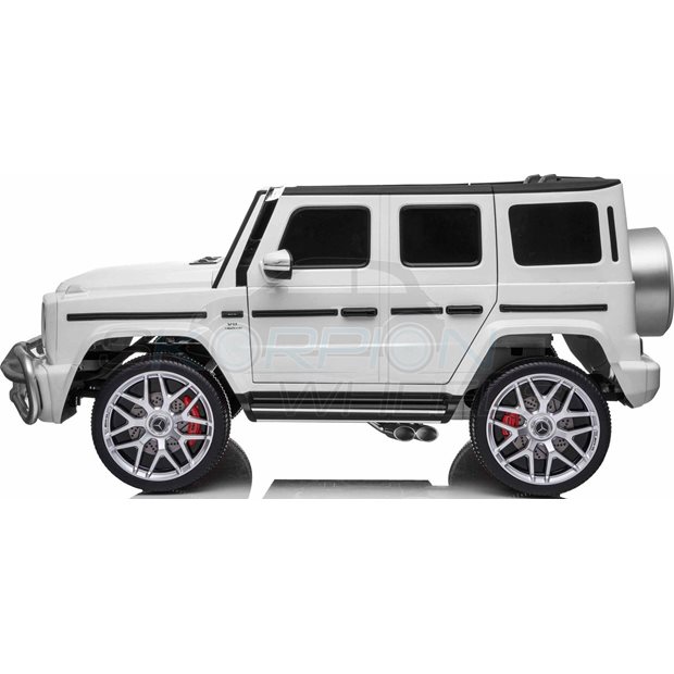 Ηλεκτροκίνητο Αυτοκίνητο Mercedes Benz AMG G63 Original License 12V - Λευκό | Skorpion Wheels - 5247037