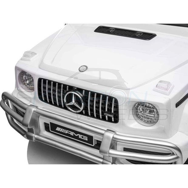 Ηλεκτροκίνητο Αυτοκίνητο Mercedes Benz AMG G63 Original License 12V - Λευκό | Skorpion Wheels - 5247037