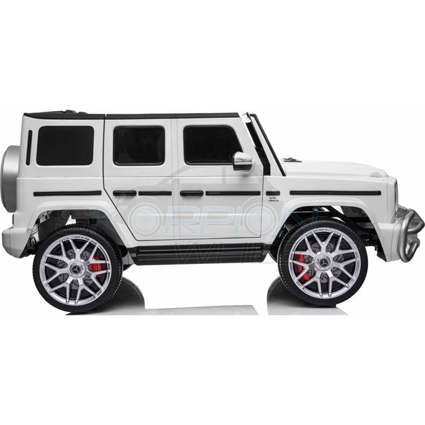 Ηλεκτροκίνητο Αυτοκίνητο Mercedes Benz AMG G63 Original License 12V - Λευκό | Skorpion Wheels - 5247037