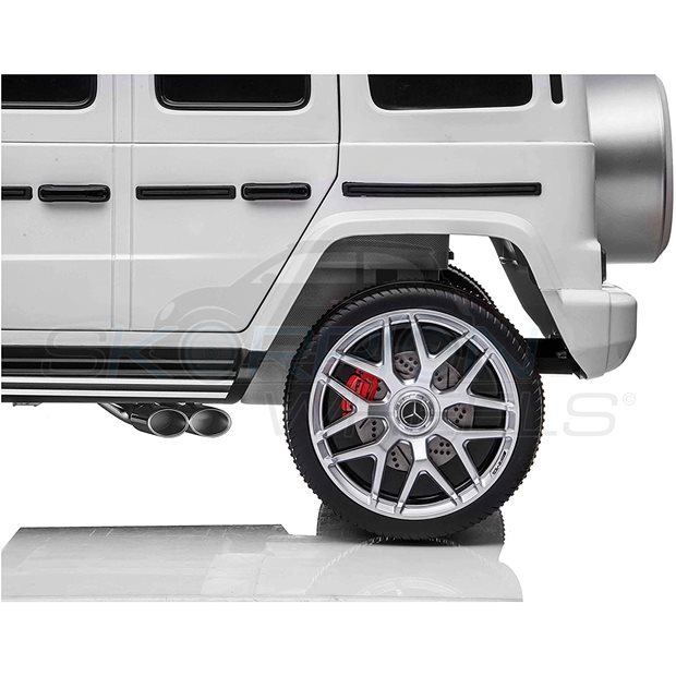 Ηλεκτροκίνητο Αυτοκίνητο Mercedes Benz AMG G63 Original License 12V - Λευκό | Skorpion Wheels - 5247037