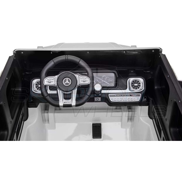 Ηλεκτροκίνητο Αυτοκίνητο Mercedes Benz AMG G63 Original License 12V - Λευκό | Skorpion Wheels - 5247037