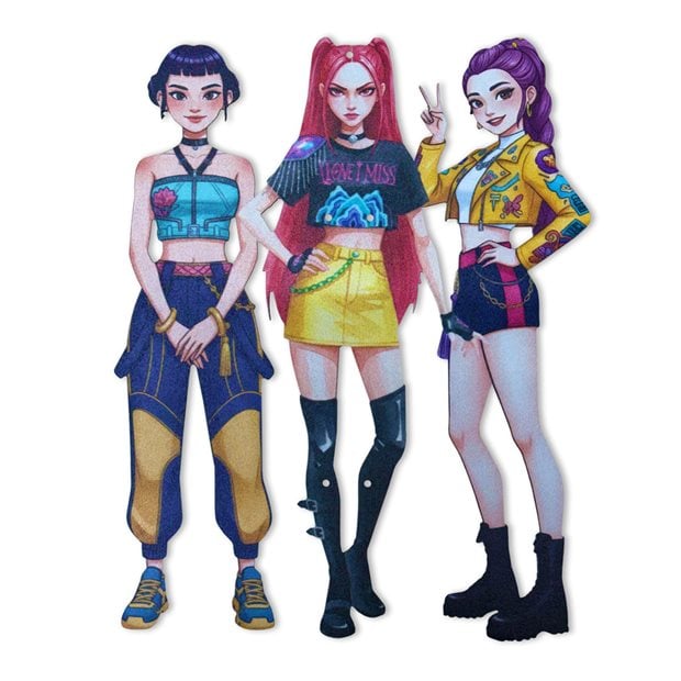 Ξύλινο Κάδρο K-Pop Demon Hunters - LT2026103