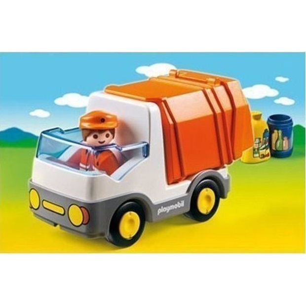 Playmobil 1.2.3 Απορριμματοφόρο Όχημα - 6774