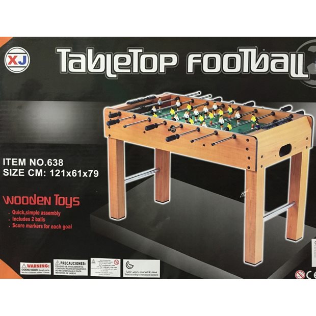 Ξυλινο Ποδοσφαιρακι Με Ποδια Μεγαλο - 13966