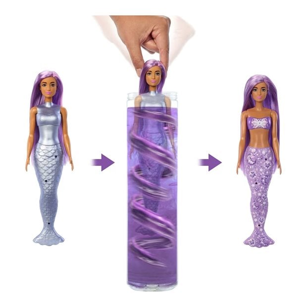 Mattel Barbie Color Reveal - Γοργόνες 4 Σχεδια - JMW61