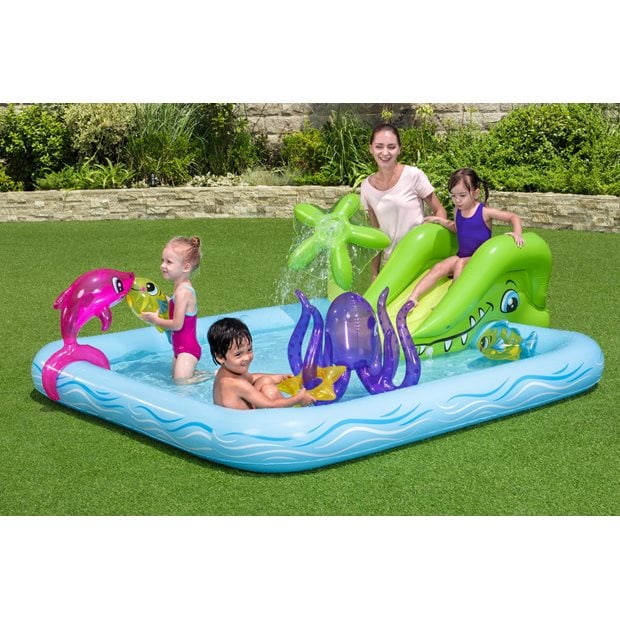 Φουσκωτή Πισίνα Fantastic Aquarium 239x206x86cm | Bestway - 53052