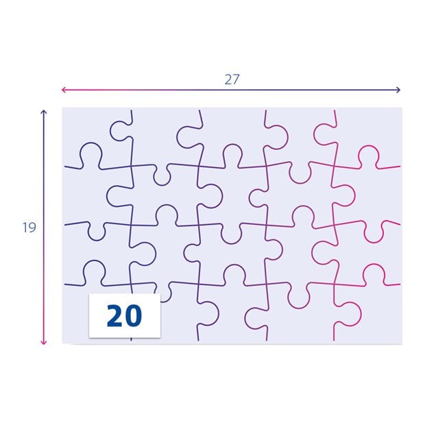 Παζλ 2x20pcs Supercolor IronMan And His Awesome Friends - 1200-24828