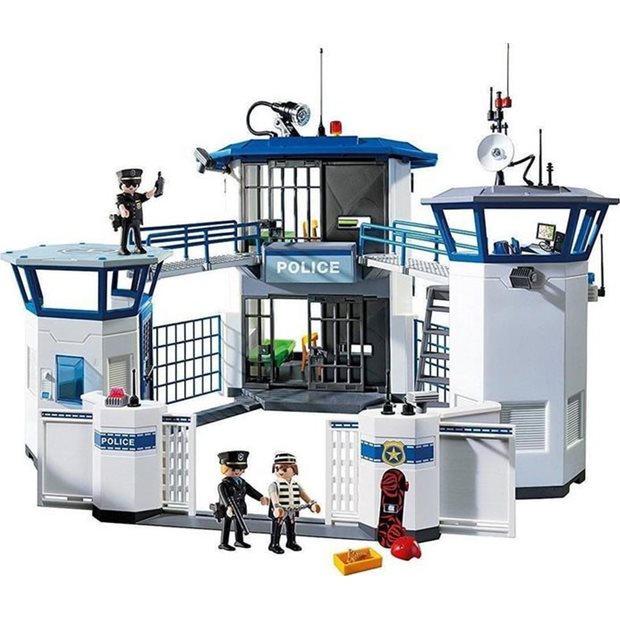 Playmobil City Action Αρχηγείο Αστυνομίας Και Φυλακή Ασφαλείας - 6919