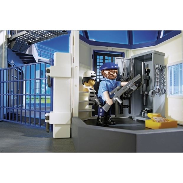 Playmobil City Action Αρχηγείο Αστυνομίας Και Φυλακή Ασφαλείας - 6919