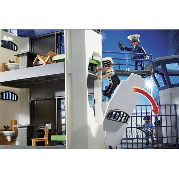 Playmobil City Action Αρχηγείο Αστυνομίας Και Φυλακή Ασφαλείας - 6919