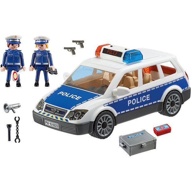 Playmobil City Action Περιπολικό Όχημα Με Φάρο Και Σειρήνα - 6920
