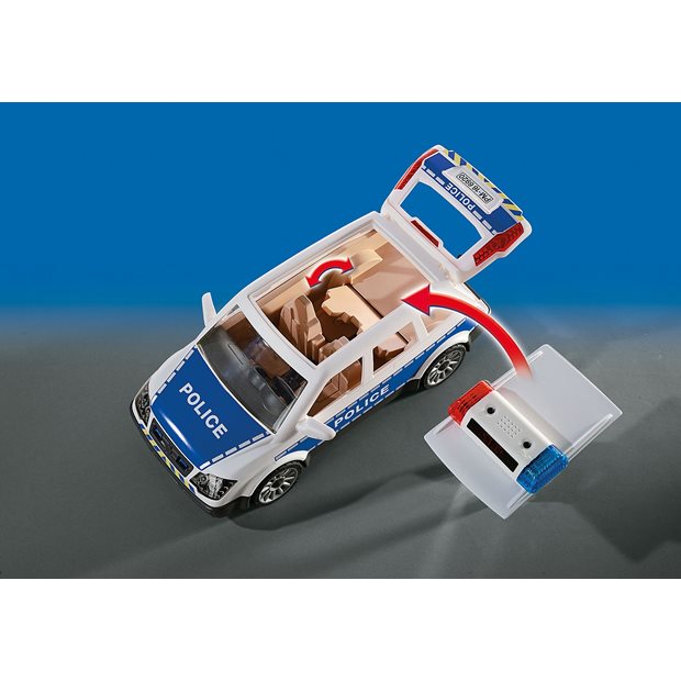 Playmobil City Action Περιπολικό Όχημα Με Φάρο Και Σειρήνα - 6920