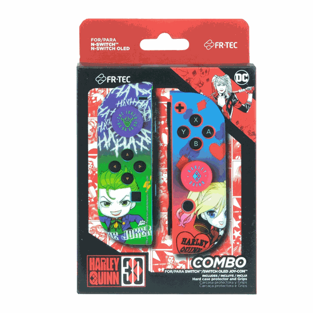 Σετ DC Joker & Harley Quinn Με Θήκη Σιλικόνης Για Joy-Con Switch|Oled - JOK1001