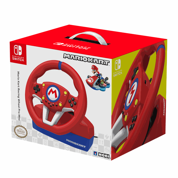 Τιμονιέρα Με Πετάλια Mario Kart Racing Wheel Pro Mini Για Nintendo Switch - NSW-204U