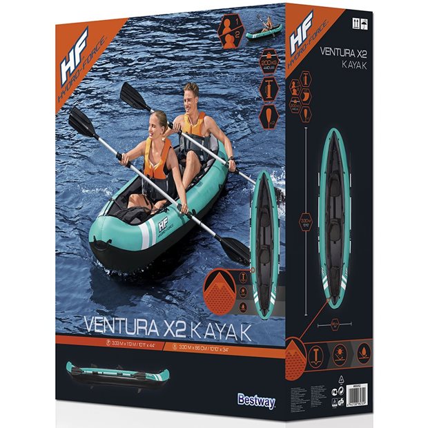 Φουσκωτό Kayak Hydro-Force Bestway Ventura Elite 2 Ατόμων - 65052