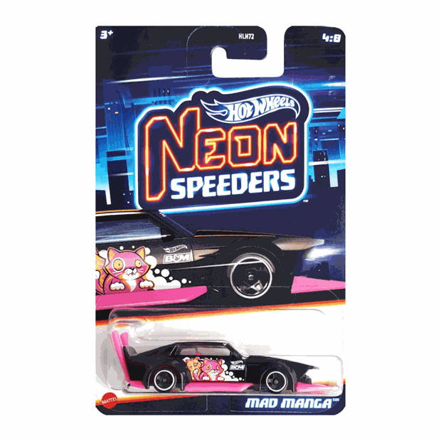 Ηot Wheels Αυτοκινητάκια Neon Speeders Σε Διάφορα Σχέδια - HLH72
