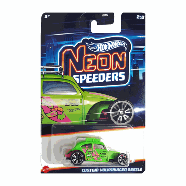 Ηot Wheels Αυτοκινητάκια Neon Speeders Σε Διάφορα Σχέδια - HLH72