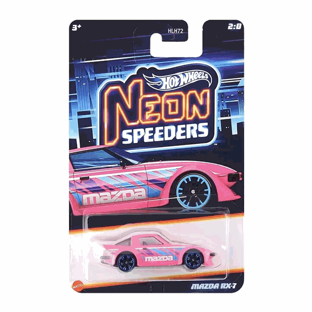 Ηot Wheels Αυτοκινητάκια Neon Speeders Σε Διάφορα Σχέδια - HLH72