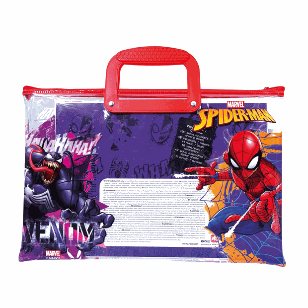 Σετ Ζωγραφικής Marvel Spiderman Σε Διάφανη Τσάντα - 1023-68007